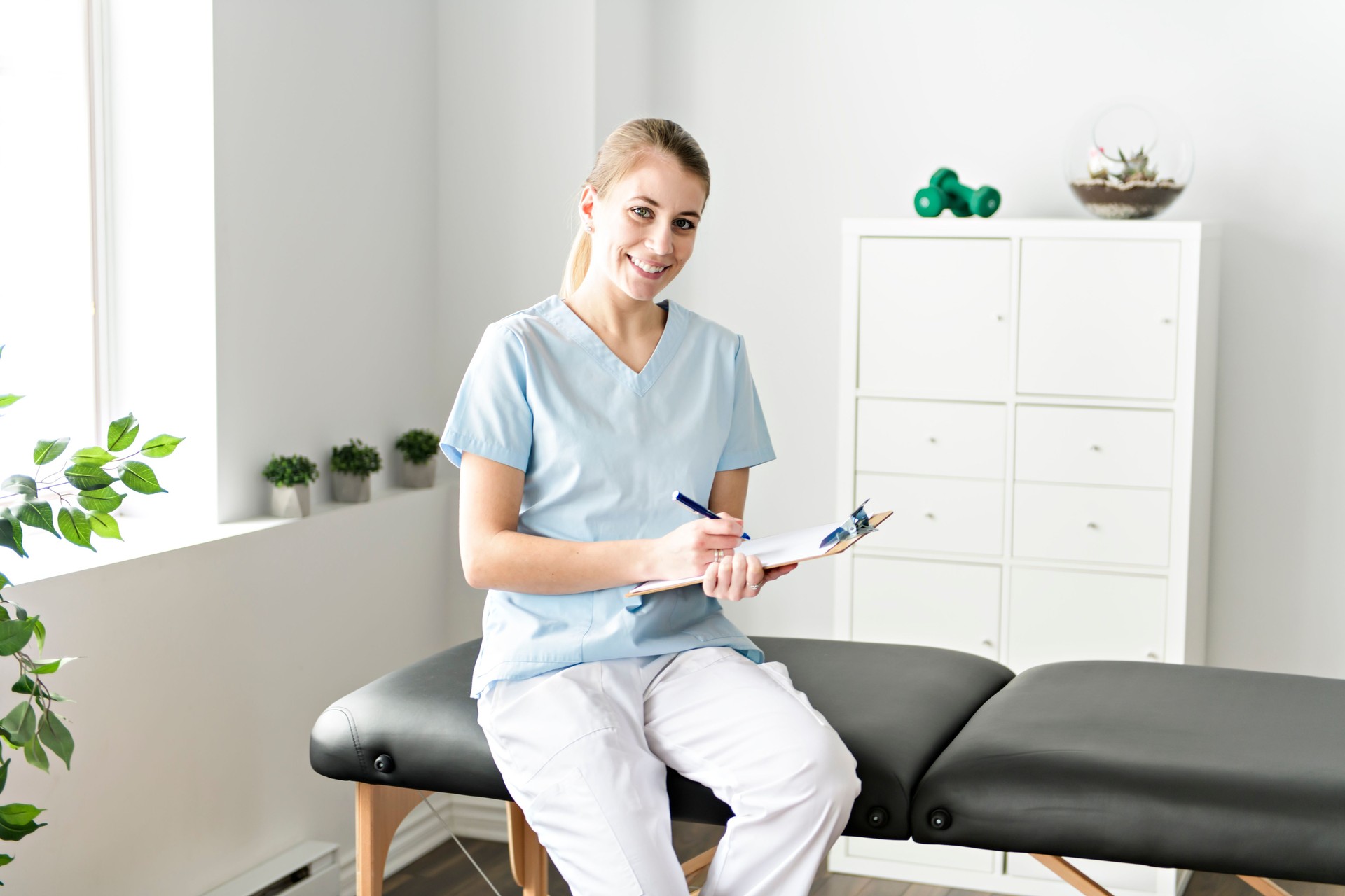 A Modern rehabilitation physiotherapy in the room